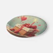 Assiettes En Carton Plaque de fête d'anniversaire (Angle)