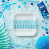 Assiettes En Carton Plaque de fête de la piscine (Fête)