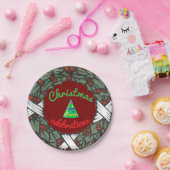 Assiettes En Carton Plaque de fête de Noël (Fête)