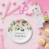 Assiettes En Carton Plaque de Fête des mariées, Blush (Fête)