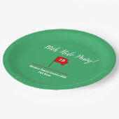 Assiettes En Carton Plaque de fête du 19th Hole Pub (Angle)