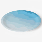 Assiettes En Carton Plaque de fête du nuage (Angle)