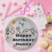 Assiettes En Carton Plaque de la fête d'anniversaire des ours Koala (Fête)