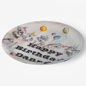 Assiettes En Carton Plaque de la fête d'anniversaire des ours Koala (Angle)