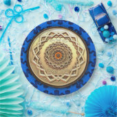 Assiettes En Carton Plaque de Matzah de Pâque Ornée (Fête)