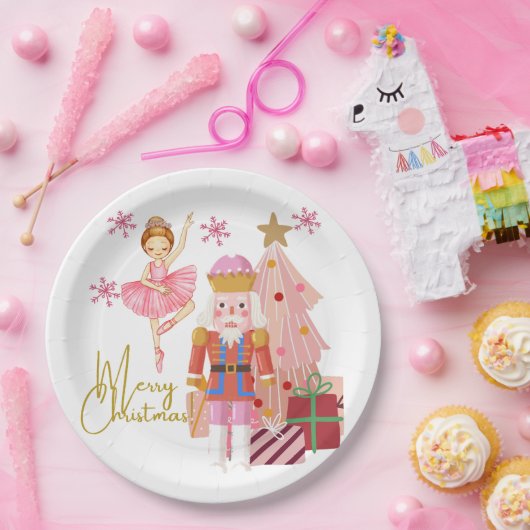 Assiettes En Carton Plaque de Noël (Fête)