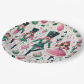 Assiettes En Carton Plaque de Noël (Angle)