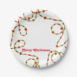 Assiettes En Carton Plaque de Noël à Customiser ou personnaliser