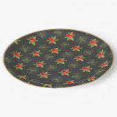 Assiettes En Carton Plaque de Noël Holly Berry (Angle)