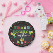 Assiettes En Carton Plaque de Noël Margaritas et Mistletoe (Fête)