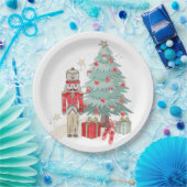 Assiettes En Carton Plaque de Noël Nutcracker (Fête)