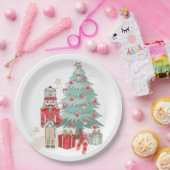 Assiettes En Carton Plaque de Noël Nutcracker (Fête)