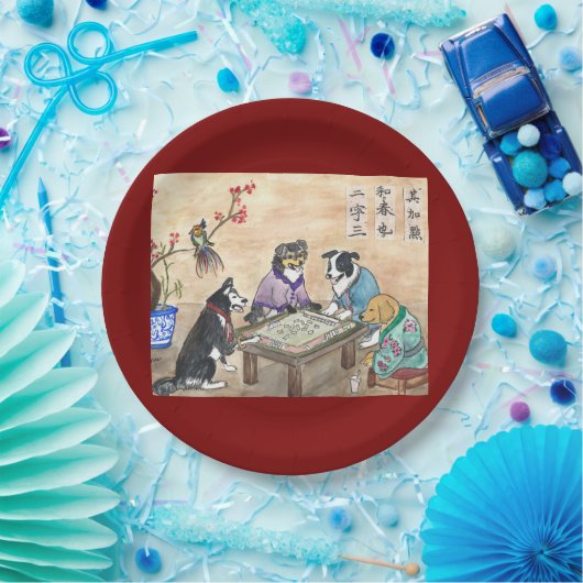 Assiettes En Carton Plaque de papier (Fête)