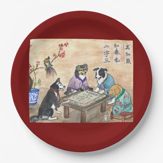 Assiettes En Carton Plaque de papier (Devant)