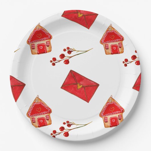 Assiettes En Carton Plaque de papier (Devant)