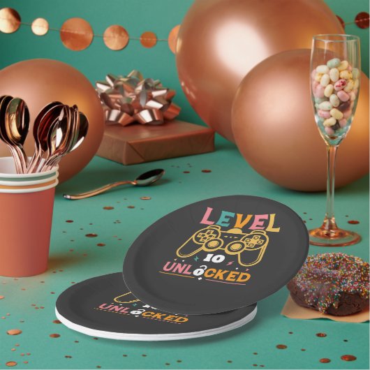 Assiettes En Carton Plaque de papier (Multi)