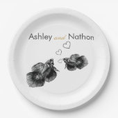 Assiettes En Carton Plaque de papier (Devant)