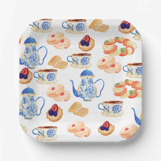 Assiettes En Carton Plaque de papier (Recto)