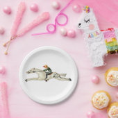 ASSIETTES EN CARTON PLAQUE DE PAPIER À COURSE CHEVAL (Fête)