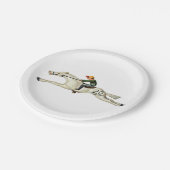 ASSIETTES EN CARTON PLAQUE DE PAPIER À COURSE CHEVAL (Angle)