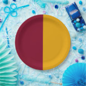 Assiettes En Carton Plaque de papier à deux tons vertical - personnali (Fête)