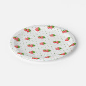 Assiettes En Carton Plaque de papier à patchs de fraise (Angle)