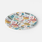 Assiettes En Carton Plaque de papier à thème nautique (Angle)