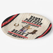 Assiettes En Carton Plaque de papier à thème occidental (Angle)