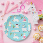 Assiettes En Carton Plaque de papier Alpaca/Llama (Fête)