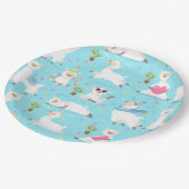 Assiettes En Carton Plaque de papier Alpaca/Llama (Angle)