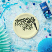 Assiettes En Carton Plaque de papier - Arbre de plissement (Fête)
