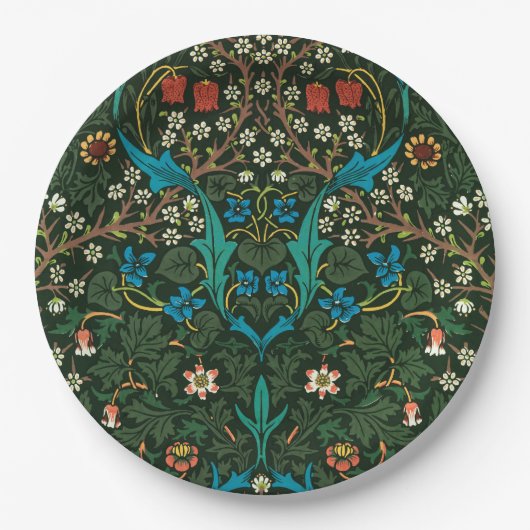 ASSIETTES EN CARTON PLAQUE DE PAPIER AVEC CONCEPTION "TULIPS" DE WILLI (Devant)