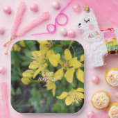 ASSIETTES EN CARTON PLAQUE DE PAPIER AVEC MESSAGE DE PROTECTION NATURE (Fête)