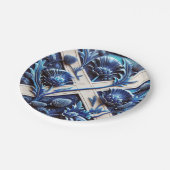 Assiettes En Carton Plaque de papier avec Scottish Thistles Design (Angle)