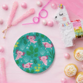 Assiettes En Carton Plaque de papier Axolotl (Fête)