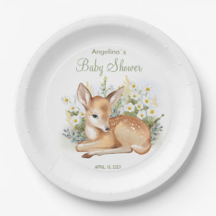 Assiettes En Carton Plaque de papier baby shower
