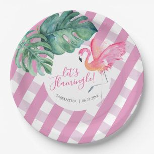 Assiettes En Carton Plaque de papier Baby shower barbecue tropicale