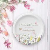 Assiettes En Carton Plaque de papier Baby shower fleur sauvage aquarel