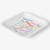 Assiettes En Carton Plaque de papier billard (Angulaire)