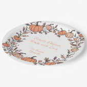 Assiettes En Carton Plaque de papier (blanche) (Angle)