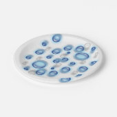 Assiettes En Carton Plaque de papier - bulles (Angle)