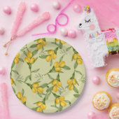 Assiettes En Carton Plaque de papier citron (Fête)