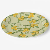 Assiettes En Carton Plaque de papier citron (Angle)
