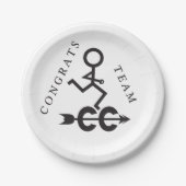 Assiettes En Carton Plaque de papier coulissantes (Devant)