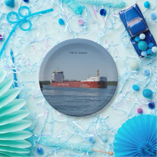 Assiettes En Carton Plaque de papier CSL St-Laurent (Fête)