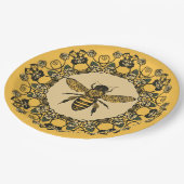 Assiettes En Carton Plaque de papier d'abeille victorienne (Angle)