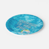 Assiettes En Carton Plaque de papier d'accueil de la piscine (Angle)