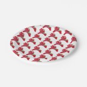 Assiettes En Carton Plaque de papier Dala Horse (Angle)