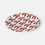 Assiettes En Carton Plaque de papier Dala Horse (Angle)