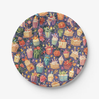 Assiettes En Carton plaque de papier d'anniversaire
